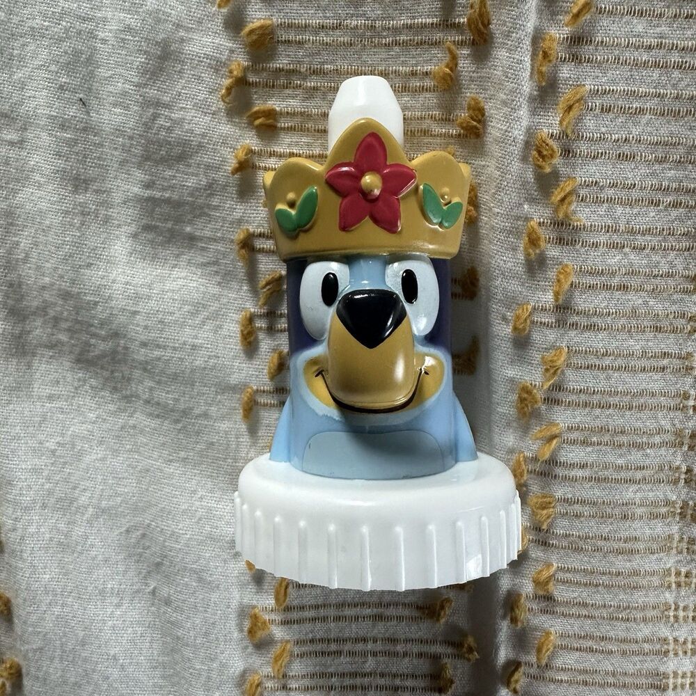 Flower Crown Bluey Good To Grow Plastic TOPPER Lid Queen Juice